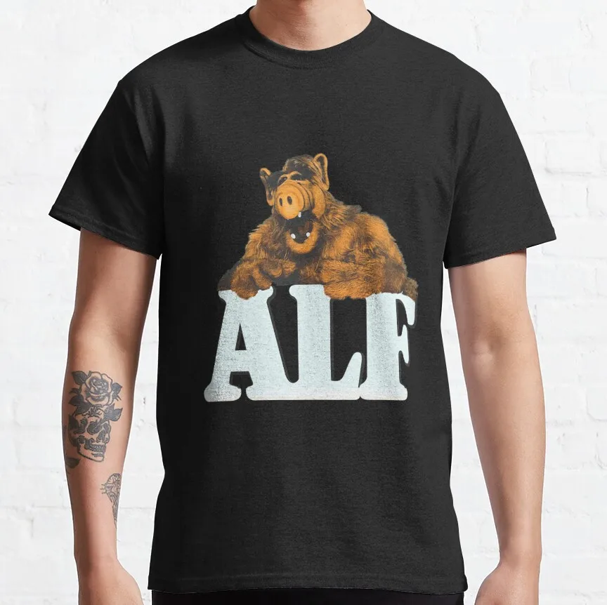 Alf – Gordon Shumway – TV Sitcoms Grafik-T-Shirts 90er Retro-Stil Alien-Charakter TV-Show Unisex-T-Shirt Erwachsene alle Größen S-6XL