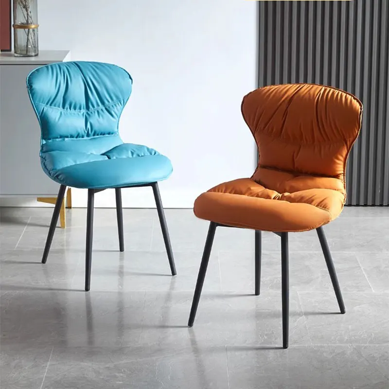 

Lounge Modern Dining Chairs Student Armless Nordic Mobile Dining Chair Kids Bedroom Chaises Salle Manger Kitchen Furniture