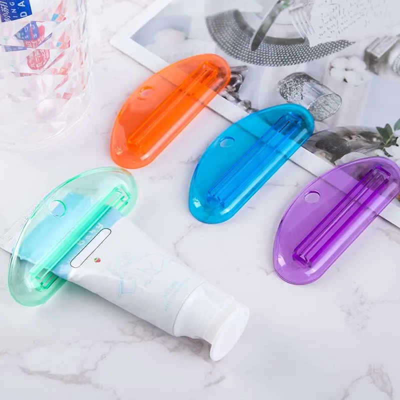 4Pcs Multifunctional Toothpaste Squeezer Manual Squeezers Toothpaste Tube Clips Facial Cleanser Dispenser Bathroom Accessories 2