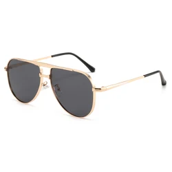 Timeless Unisex Aviator Sunglasses with UV400 Protection and Durable Metal Frame (GOLDEN BLACK)