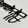 1PC Alhamdulillah Metal Keychain - Islamic Wall Home Deco Art - Thanks to Allah Keychain Coat Hook 5
