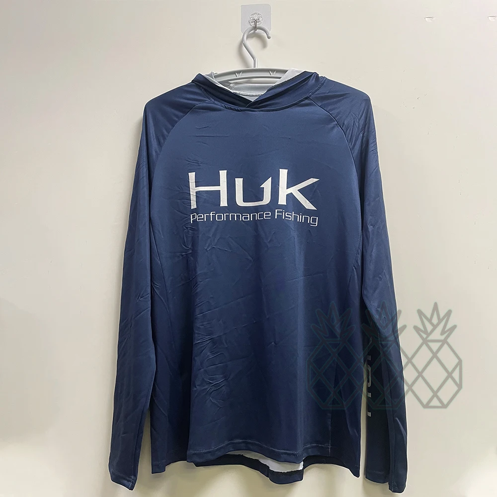 HUK Fishing Shirts Long Sleeve Uv Protection Downhill Jerseys MTB