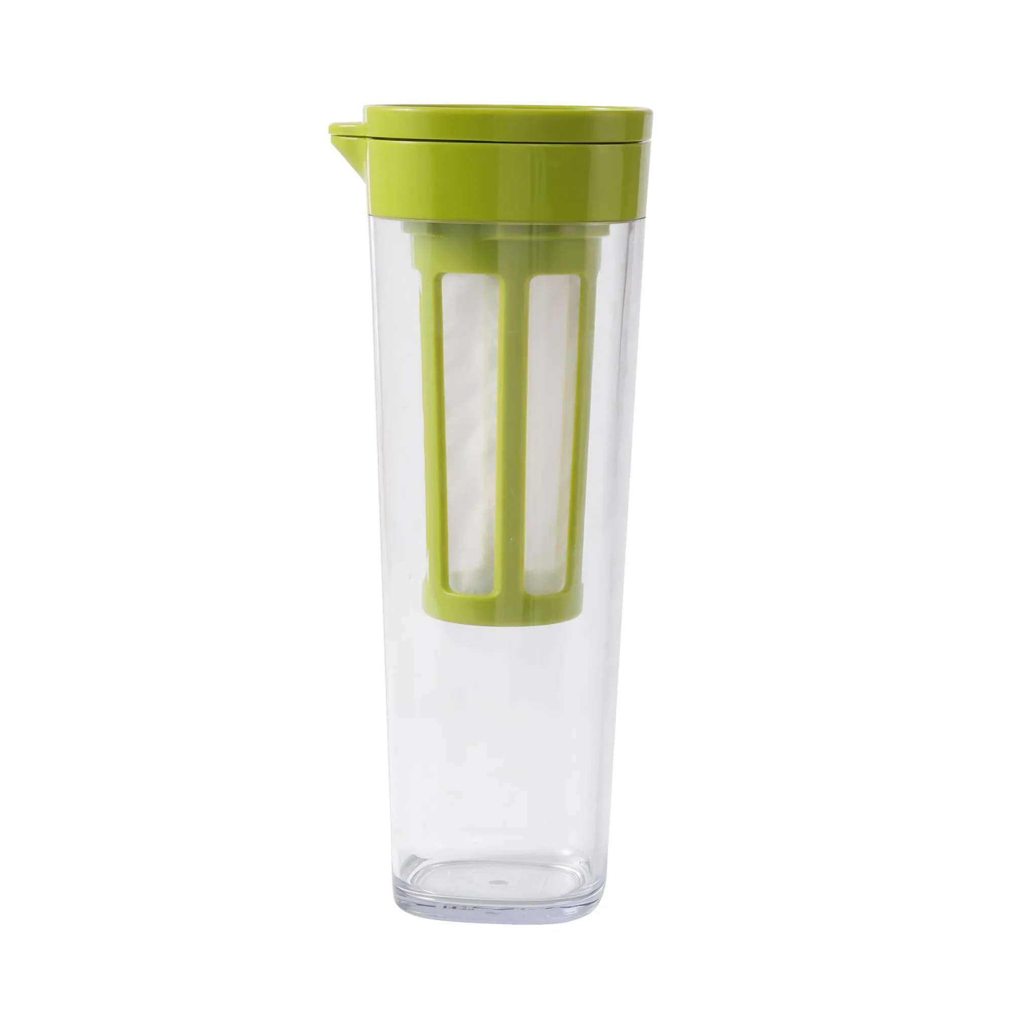 Barattolo per caffè freddo, in vetro resistente, 1,9 litri, con manico e filtro in acciaio inox, per caffè freddo, limonata, tè freddo, frutta fatta in casa