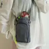 Casual Korean Style Drawstring Bag Purse Water Cup Cover Water Cup Bag Solid Color Water Bottle Holde Nylon Shoulder Bag Outdoor