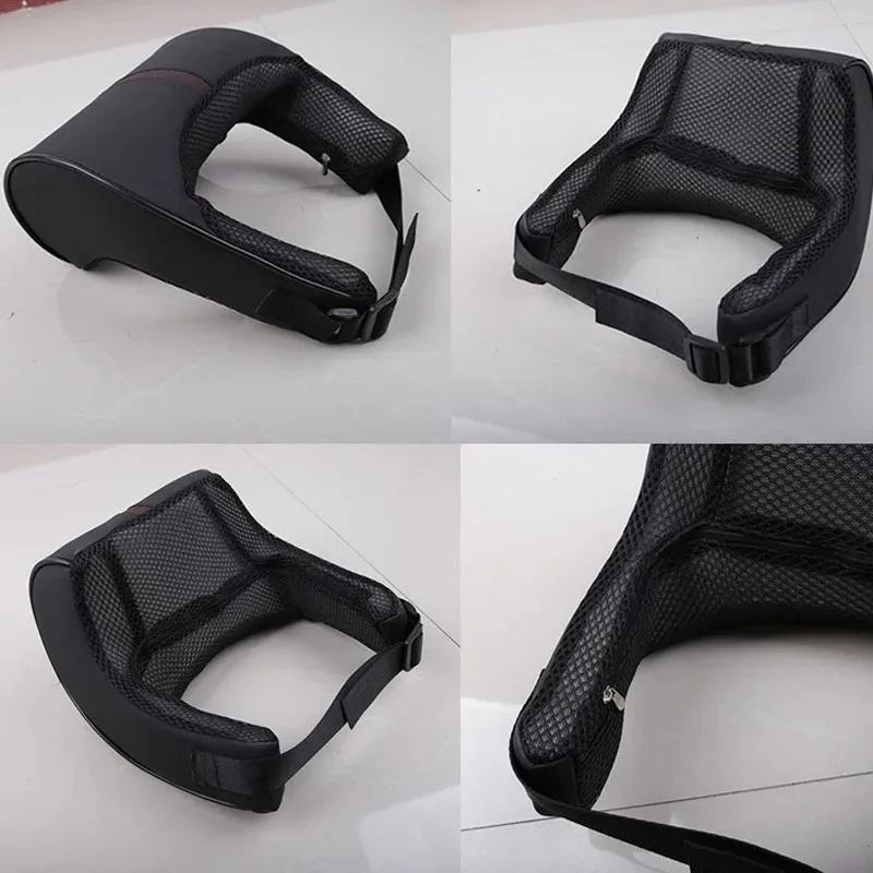 PU Leather Auto Car Neck Pillow Memory Foam Filling Neck Rest Seat Headrest Pillow Support Protector