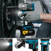 Gisam 2000N.M Torque Brushless Electric Impact Wrench 1/2 inch Screwdriver Cordless Wrench Power Tools For Makita 18V Battery 2