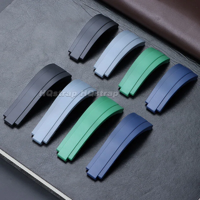 Premium 20mm Soft Silicone Waterproof Watch Strap - Flexible Rubber Wristband Replacement