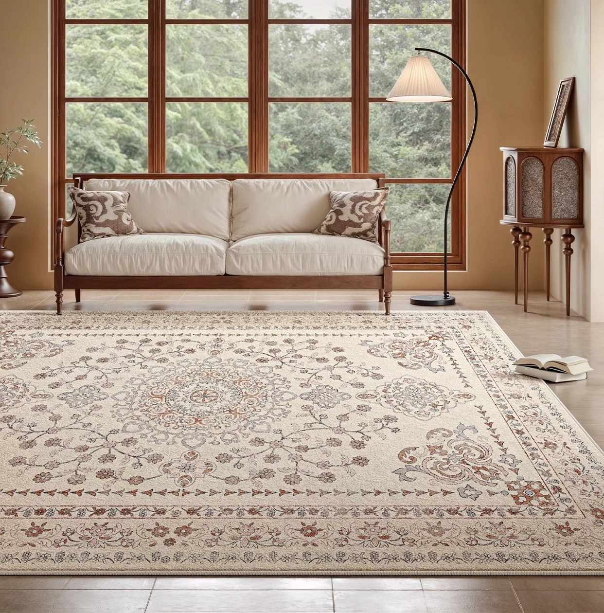 Living Room Carpet Retro French Plush Bedroom Rug Home Large Area Luxury High-end Custom Soft Coffee Table Floor Mats Tapete 양탄자