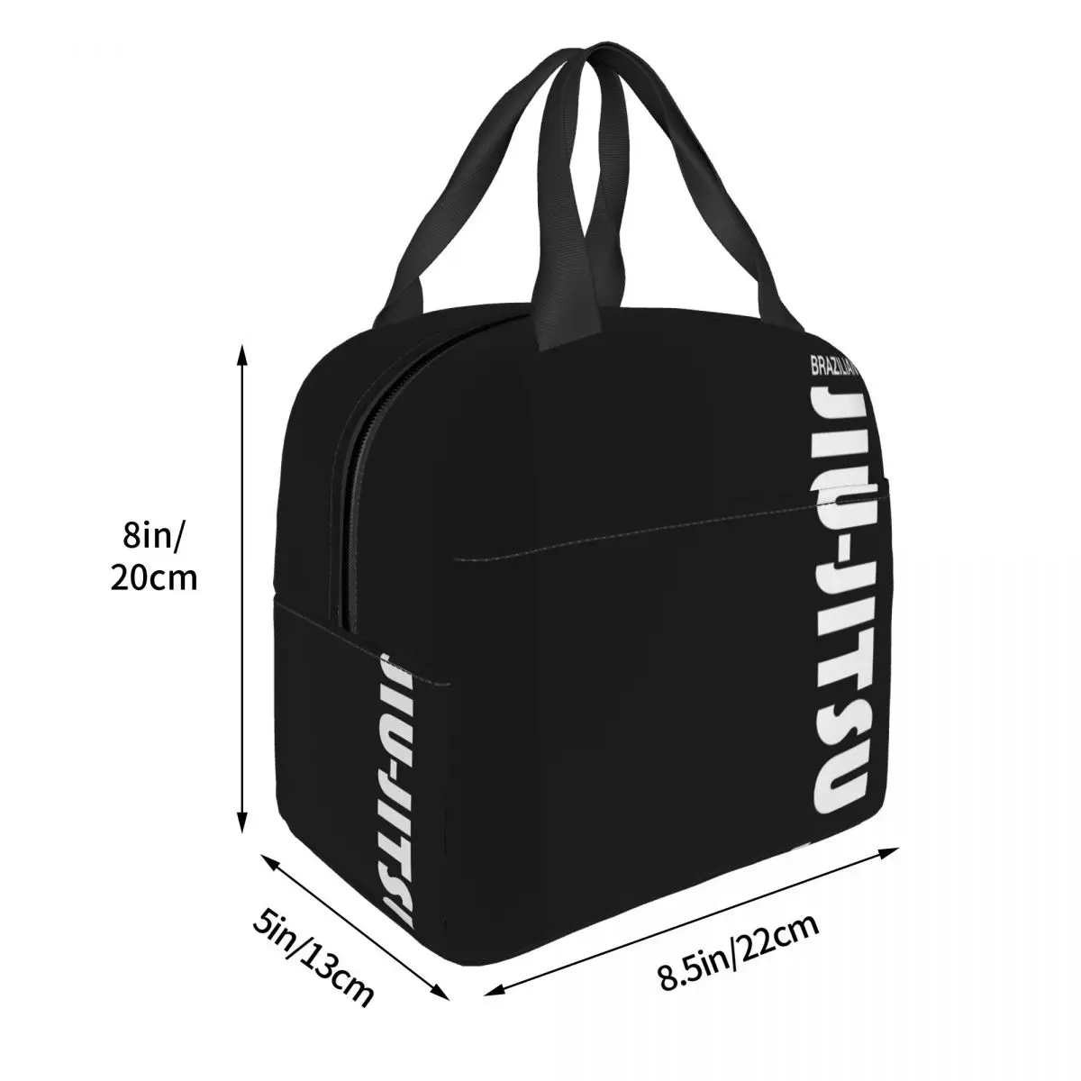브라질 Jiu Jitsu (BJJ) 점심 가방, 절연 도시락 상자, 휴대용 점심 토트 피크닉 가방, 여성 학생용 쿨러 보온 가방
