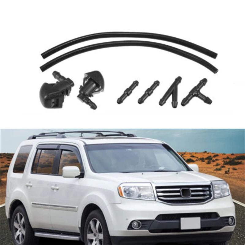 

76810-SZA-A01ZA Windshield Washer Nozzle Set for Honda Pilot 2009 2010 2011 2012 2013 2014 2015
