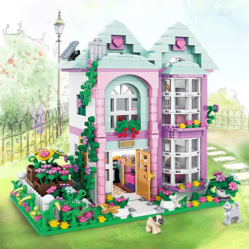 Friends City House Summer Holiday Styles Villa Castle Building