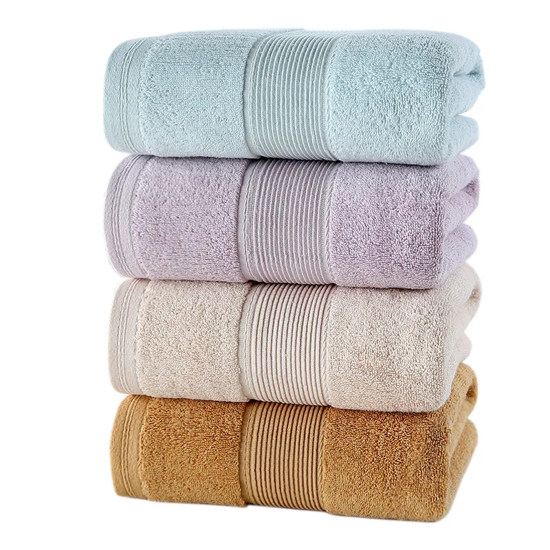 

100% Cotton High Quality Face Hand Towels Bathroom Soft Feel Highly Absorbent Shower Hotel Bath Towel Solid 75x35cm 70x140cm