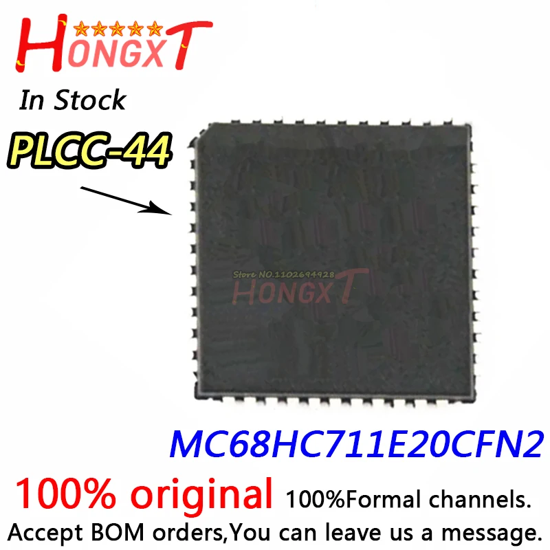 

2-5PCS In Stock 100% NEW PLCC-44 MC68HC711E20CFN2 MC68HC711E20 Chipset.