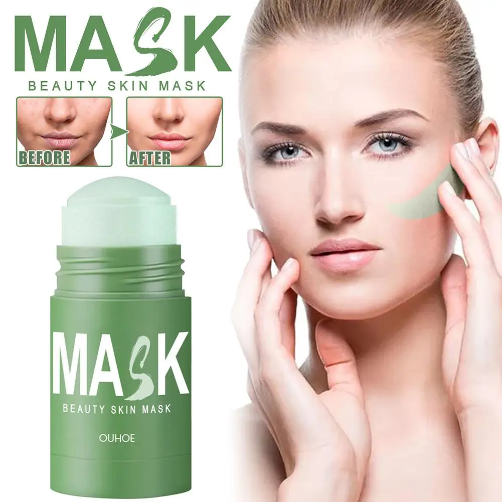 Green Tea Mask Face Clean Mask Green Acne Clearing Peel Off Mask Tea