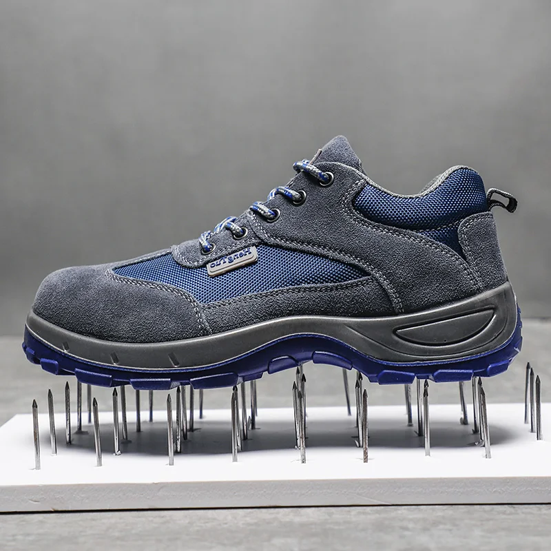 

Puncture-resistant work sneakers safety shoes men's work boots indestructible work shoes anti-smashing hiking shoes