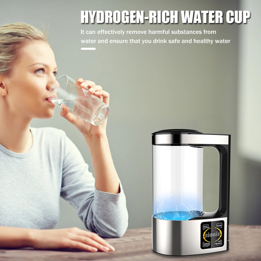 Description Picture 5 of itemV8 Portable Hydrogen Water Ionizer Machine 2000ML High Concentration Anti Aging Water Generator for Family Use