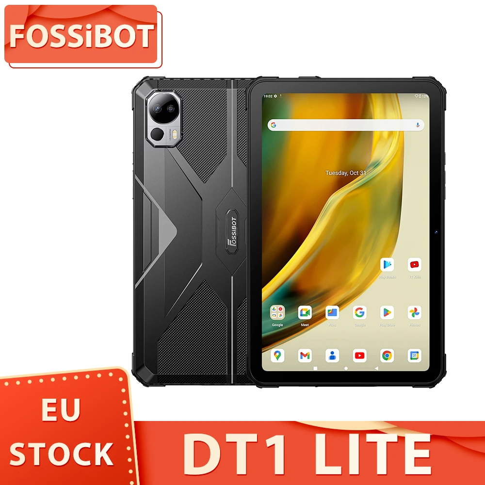 Fossibot dt1 lite 3,5-Zoll-robustes Tablet mt8788 Octa-Core 10,4 GHz, Android 13 4GB RAM 64GB ROM 13MP 5MP Kamera Gesicht ID entsperren