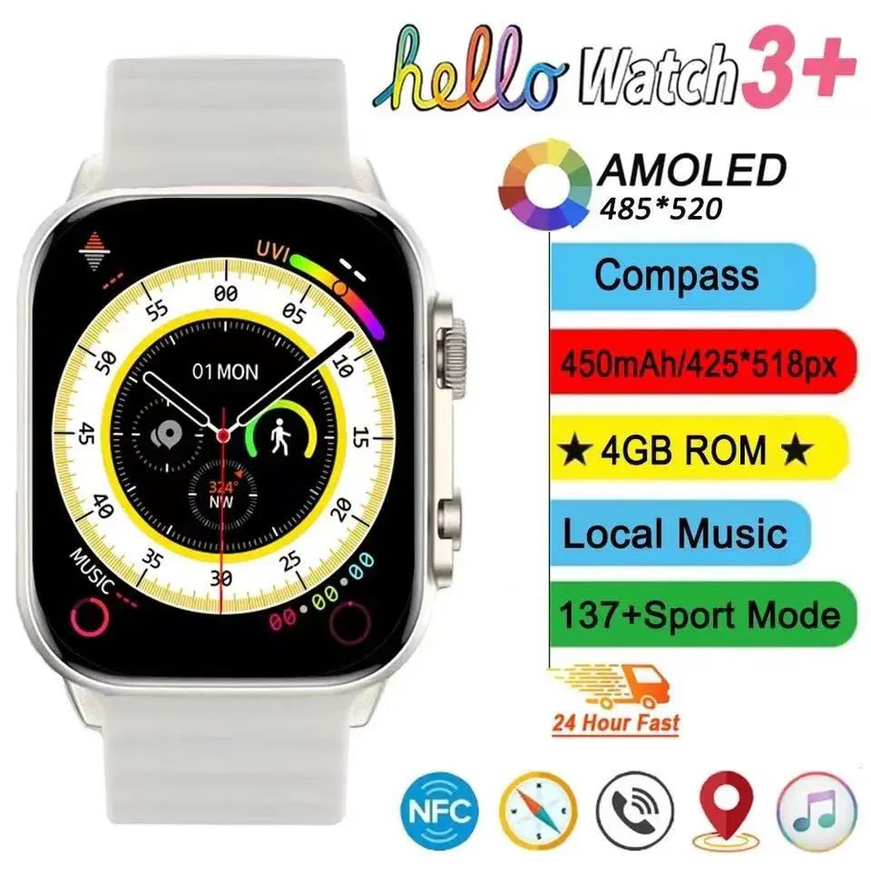 AMOLED   ġ 3 ÷ Ʈ Ʈġ, NFC ħ,  ȭ,  Ʈ ġ, IOS ȵ̵, 4GB ROM
