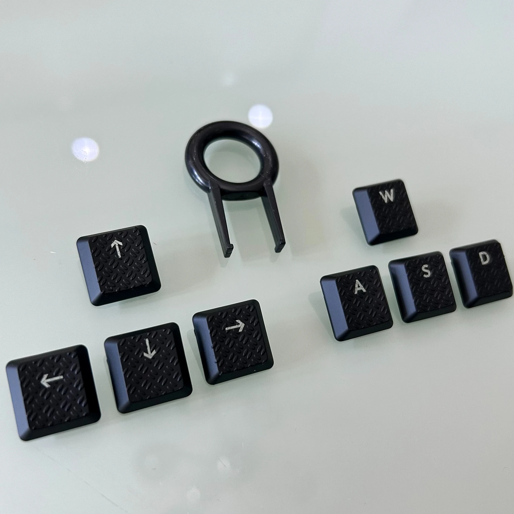 Logitech G915/G913 TKL/G815/G813용 8피스 블랙/레드 + 13 미끄럼 방지 투명 키캡, 교체용 게임용 키보드 키캡 세트