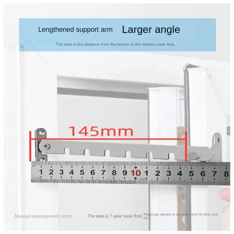 Window Support Wind Hook Limiter Wind Adjustable Stainless Stay Window Sash Lock for Child Home Safety Protection for window support hook