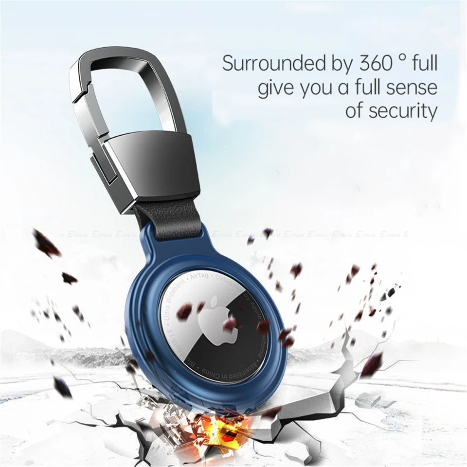 【本体セット】Apple AirTag本体、メタルケースS N386 AirTag シリコンループケース レッド ホワイト Apple - 新品未開封