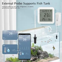 Tuya Temperature Humidity Sensor With External Probe Smart Home WiFi/Zigbee Hygrometer For Fridge Water Pool Thermostat Alarm - Image 3