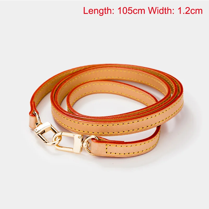 Suitable for LV Bag Dedicated Shoulder Strap Cowhide Strap 1.2cm Width  Optional Length Brown Strap for Louis Vuitton Bag - AliExpress