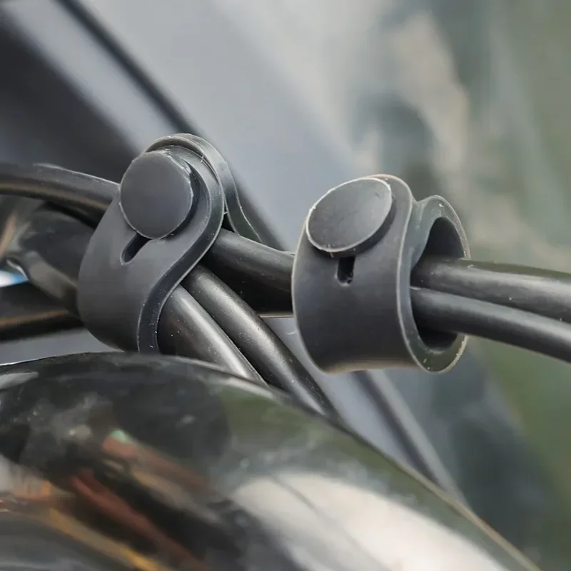 Motorcycle Rubber Bands for Frame Securing Cable Ties Wiring Harness Cables Accessories for Motobike Bike Car Exc Accessories
