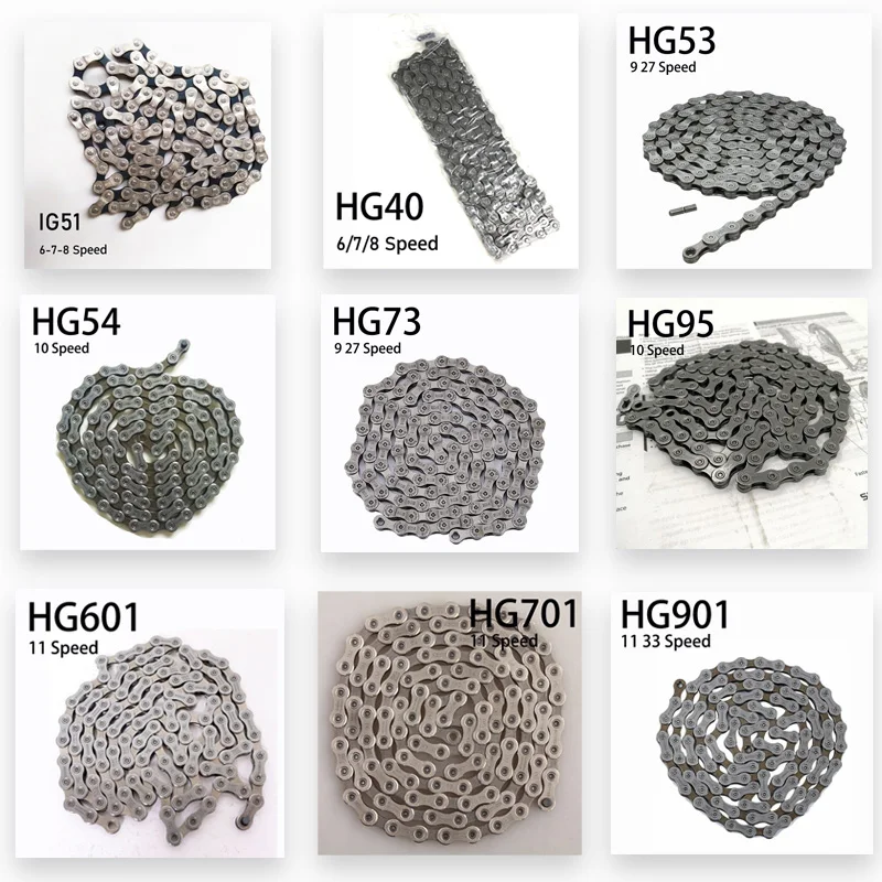 Bicycle Chain 8/9/10/11/12Speed 116 Links HG40 HG53 HG73 HG95 HG601 HG701 HG901 M7100 M8100 M9100