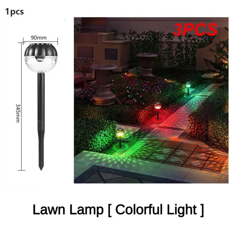 

Solar Garden Lamp Lawn Outdoor Household Waterproof Decorative Courtyard Villa Layout Floor Light Shadow PC Lighting Lamps