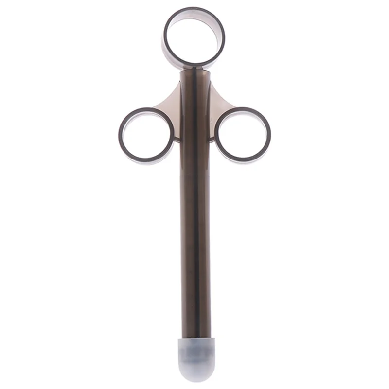 Large Black Personal Lubricant Injector Syringe