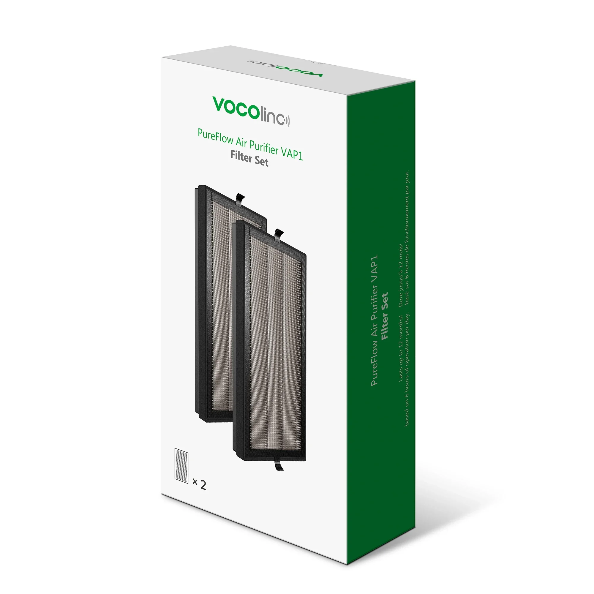 VOCOlinc-Antibacterial Formaldehyde Filter Support, Air Purifier, Carbon Screen Support, Air Cleaner Holder Desktop Fan Activate