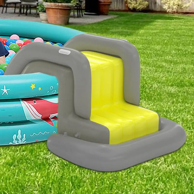 Inflatable Water Slide For Pool Blow Up Waterslide Summer Swimming Pool Waterslide For Backyard Parties Fun For Adults & Kids 5