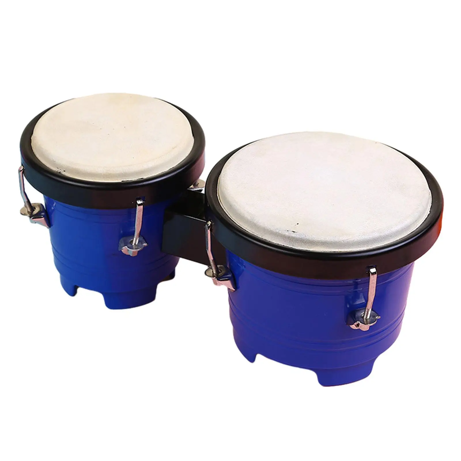 4" 5" Percussion Bongos Drum Set African Hand Drum Educational Music Instruments for Beginners Holiday Gifts