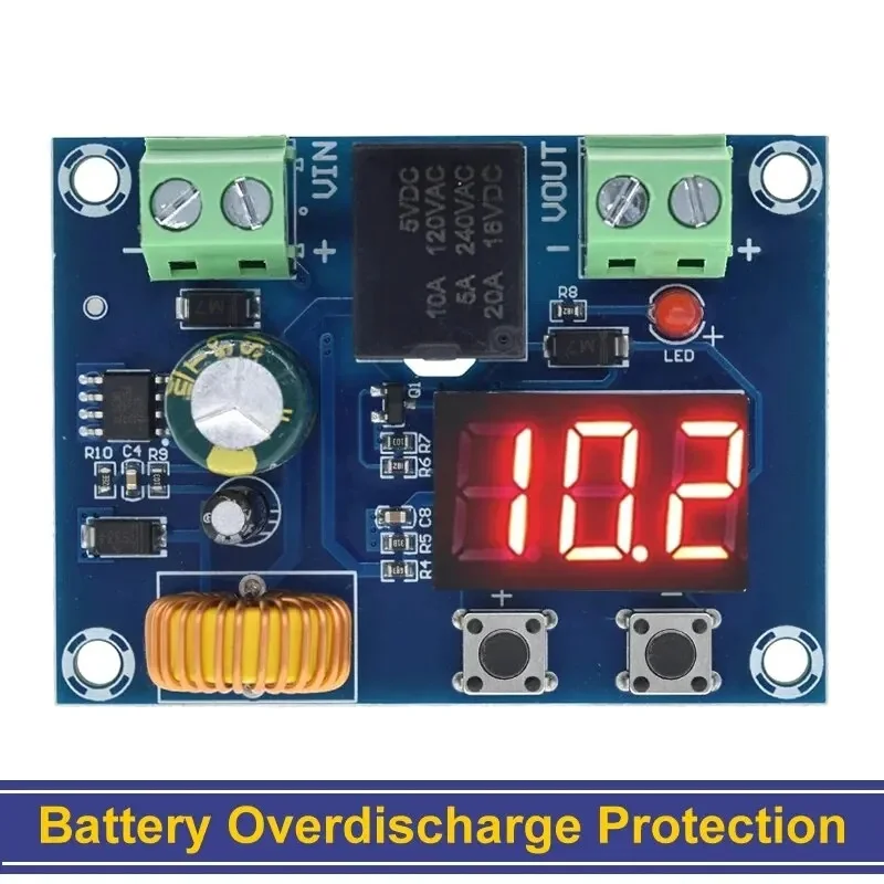 Battery Charger Module DC 12V-36V OverDischarge Undervoltage Protection