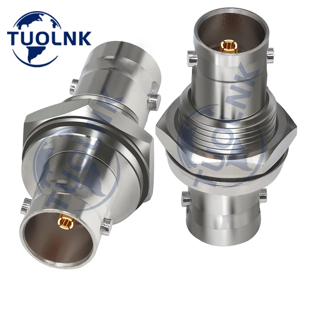 

BNC Female to Female Insulated Bulkhead Adapter BNC Double Female Head Connector Female Coupler Coaxial Adapter 75Ohm