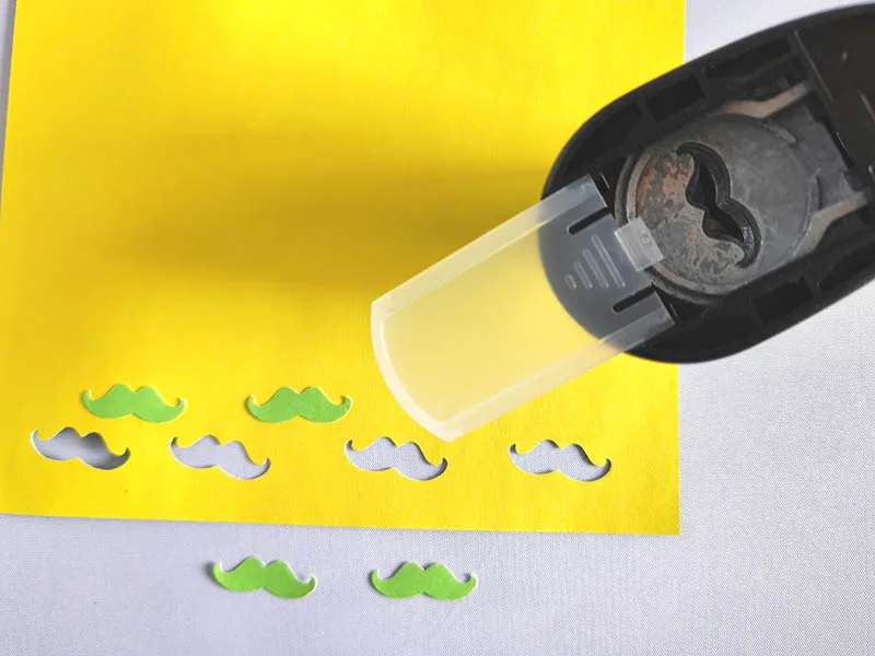 1" 25mm mustache craft punch set Hole Paper Cutter mustache Scrapbooking punchers Paper Puncher eva hole punch