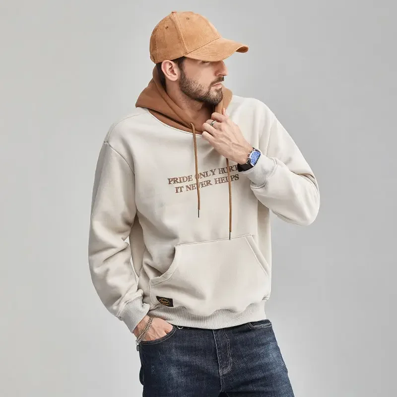 thumbnail image 1 of Sudadera con capucha para hombre, ropa masculina con gráficos de hip hop, sudaderas con capucha de lujo de una pieza en blanco roto, oferta de bienvenida para invierno y otoño, Y2k Vintage, 1 of 4