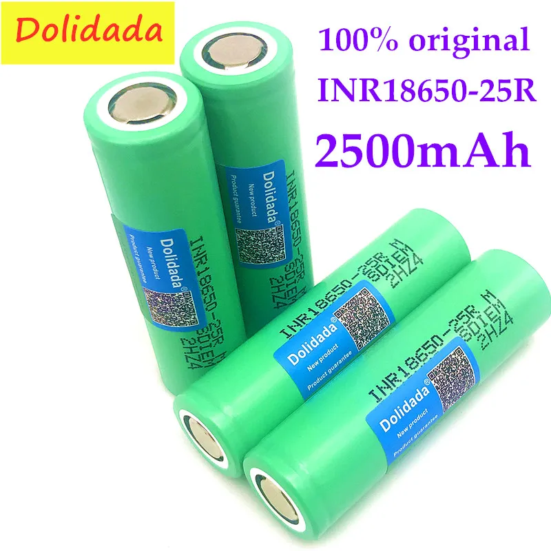3 6 V inr18650 25R 2500mah 20A аккумулятор отвертка соответствующее оборудование фонарик