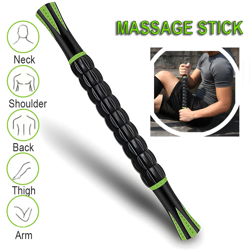 Body Massage Sticks Muscle Roller Athletes Muscle Roller Stick for Relief Muscle Soreness