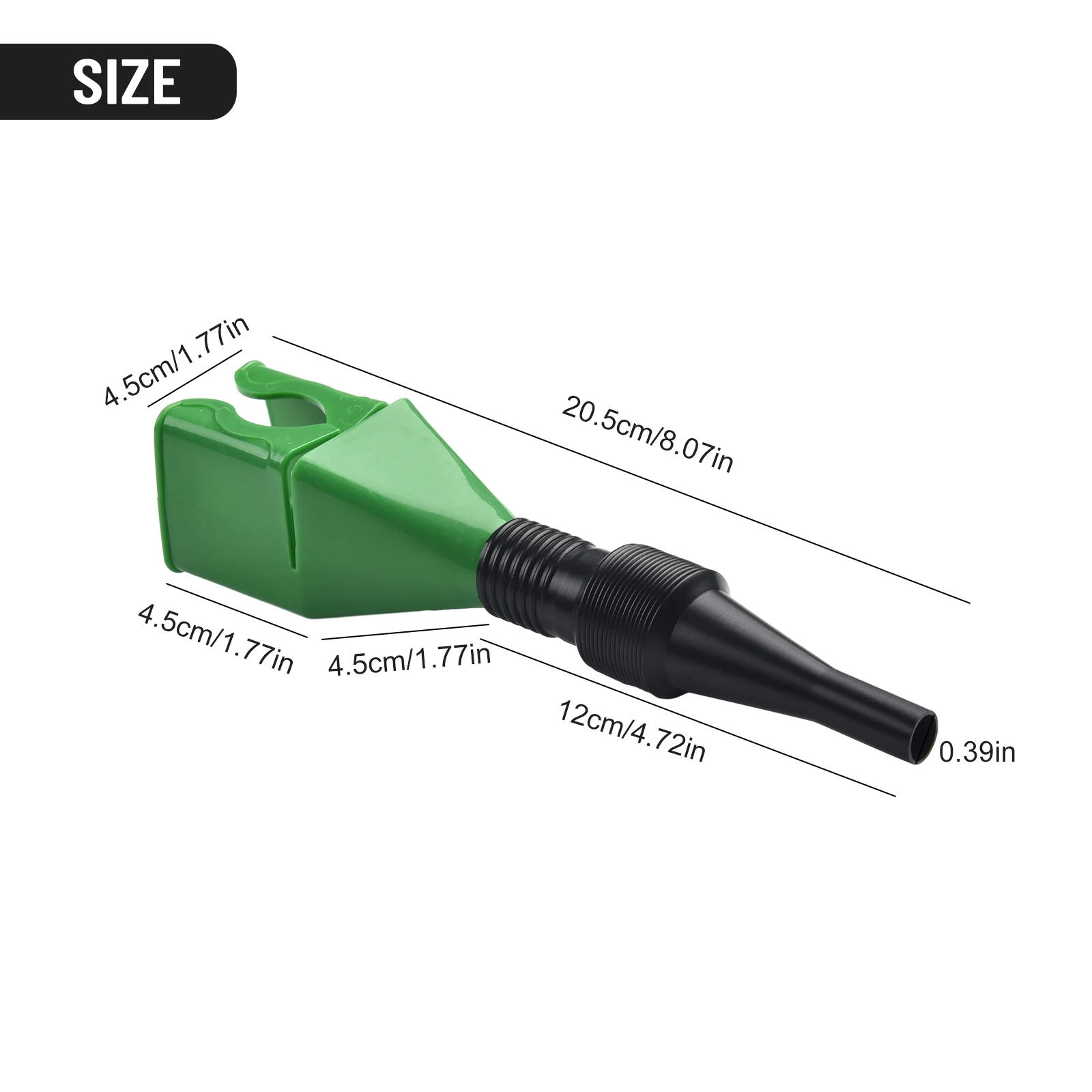 

Flexible Draining Tool Fuel Funnel Hand-Free Oil Snap Replacement Universal Useful Universal Brand New Durable