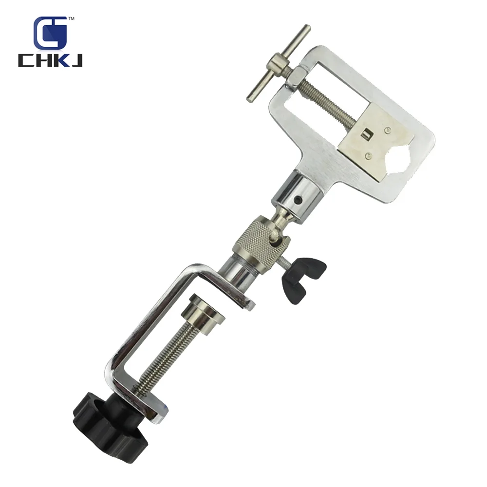 

CHKJ Metal Alloy Locksmith Bench Table Vise Clamp Tool for Repair Practice Lock 360 Degree Rotation Professional Locksmith Tools