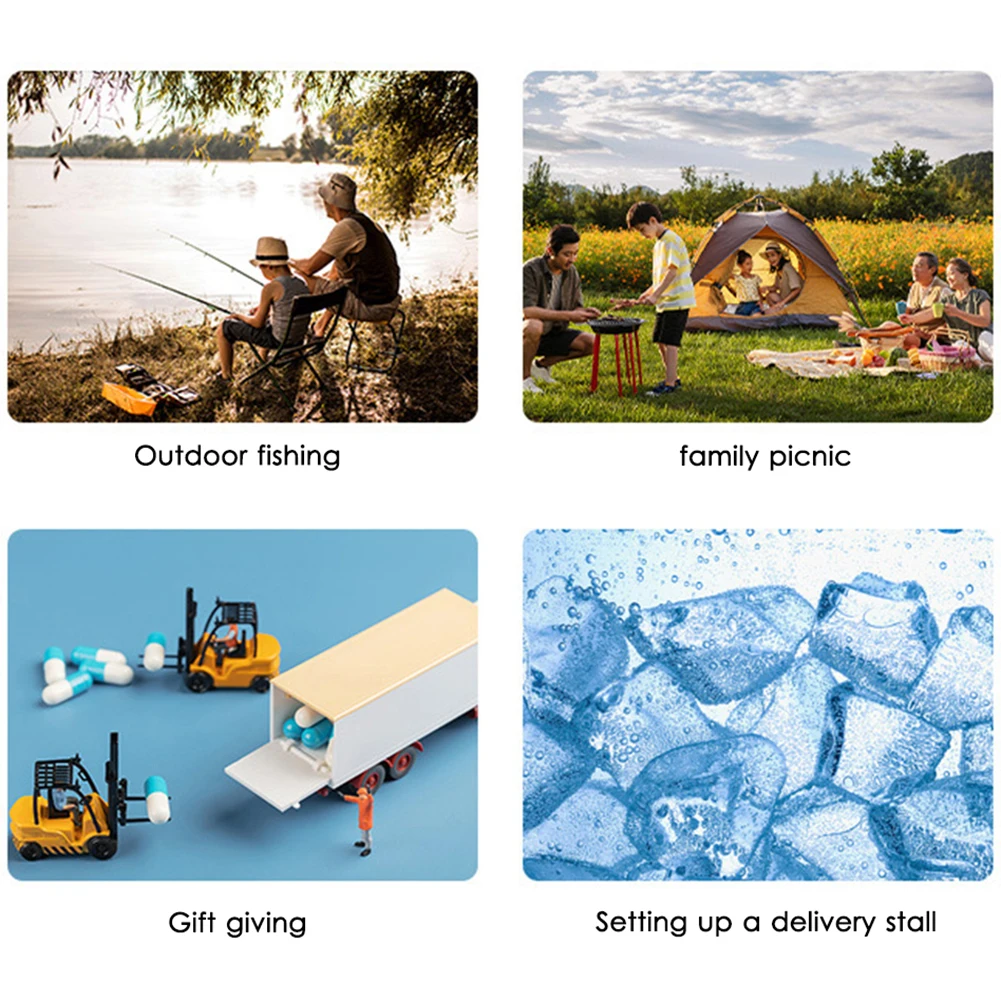 6/5L Cooler Box Portable Thermal Incubator Refrigerator Car Ice Chest Picnic Lunch Box Outdoor BBQ Camping Fishing Ice Case outdoor refrigerator