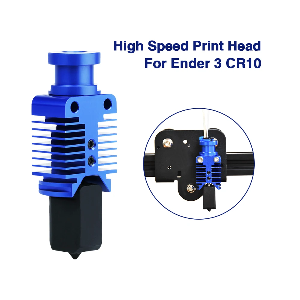 New 3d printer High Speed Print Head Kit Thermistor Ceramic Heaters For Ender 3/CR10/VORON 2.4 Extruder J-head Hotend ch v6 hotend kit ceramic heating core high temperature heating device for ender 3 cr10 prusa 3d printer extruder kit print head