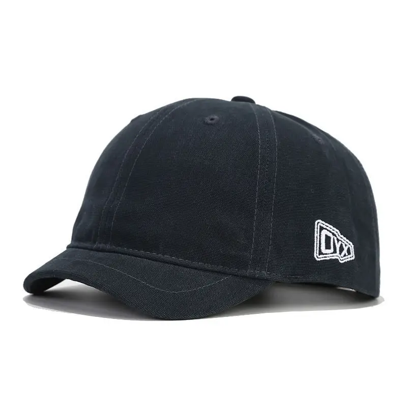 1 Stück Kurzschirm-Sonnenschutz-Baseballkappe für Männer und Frauen, Verstellbarer Trucker-Stil, Niedriges Profil, Vintage Street Dad Hat für Sommer und Reisen – Detail 8