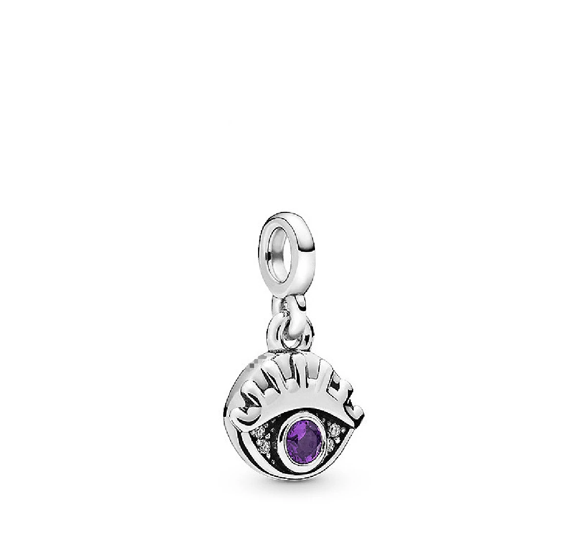 

pan Bracelet me series Eye Pendant 925 silver beads DIY Beaded one for hair