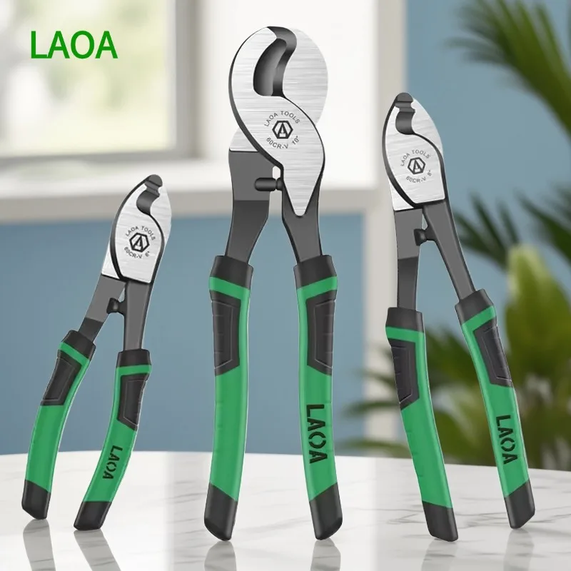 Cable Cutter LAOA Cable Cutter Cable Nippers Crimping Pliers Electrical Wire Stripper Combination CR-V Multifunction Hand Tools