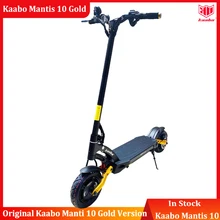 Kaabo – trottinette électrique Mantis 10, Version or, double moteur 2000W, batterie 60V, 18,2 ah, 24,5 ah, freins hydrauliques complets