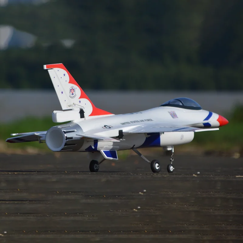 후클 F16 파이팅 팔콘 710mm 날개폭 전동 70mm 덕티드 EDF EPO 고정익 RC 원격 조종 모델 항공기 키트/PNP