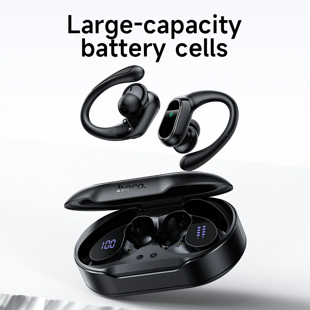 HOCO Wireless Bluetooth Earbuds with Digital Display and HiFi Sound